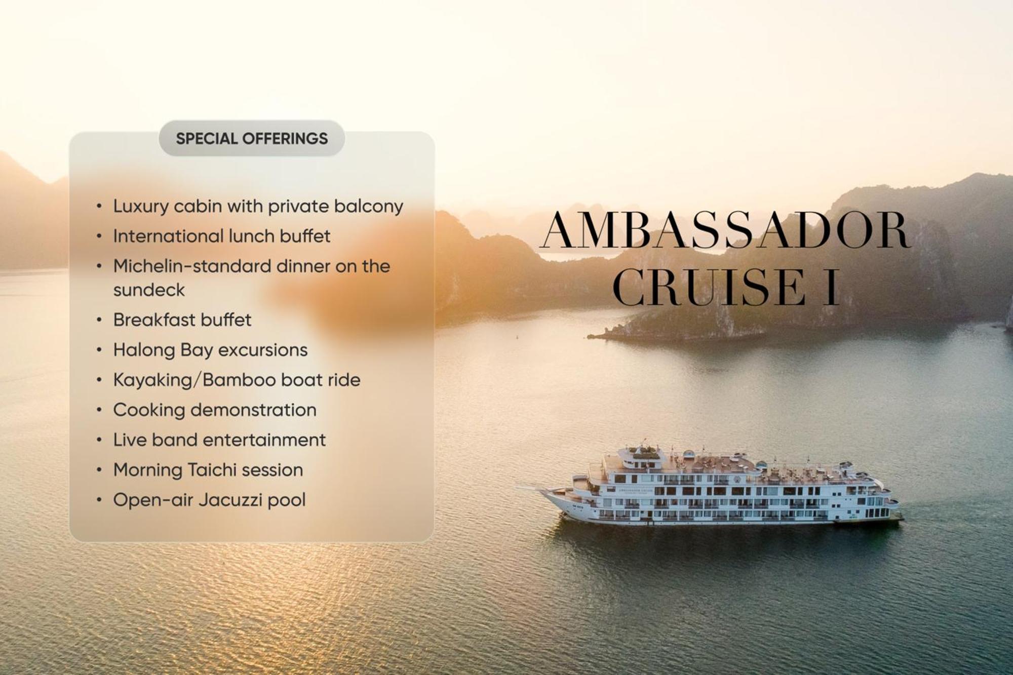 Ambassador Cruise Halong Bay Hotel Hạ Long Ngoại thất bức ảnh